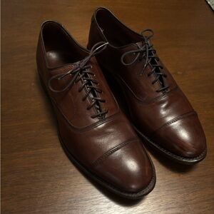 Allen Edmonds Dark Brown Leather Oxfords Size 9D